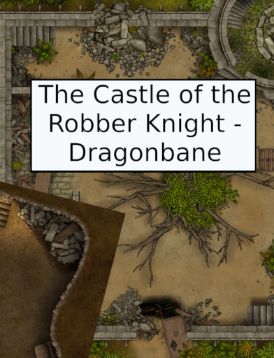 Dragonbane Ridermount Map Castle of the Robber Knight - Maps - Dragonbane Library